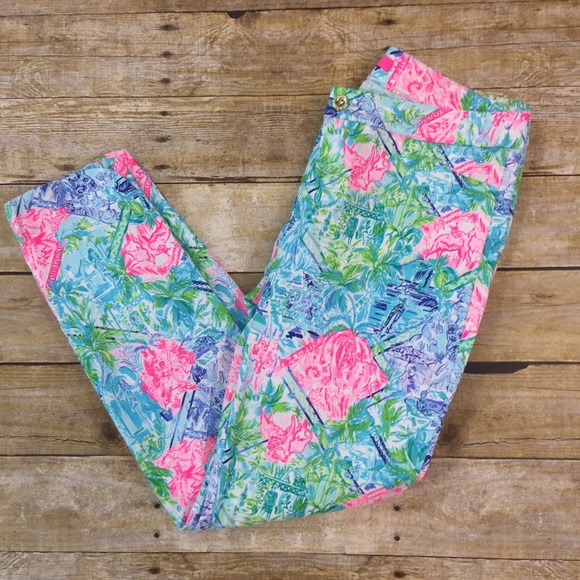 NWT Lilly Pulitzer Bohemian Queen Kelly Pants - Picture 4 of 6